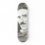 Nikola Tesla Portrait Skateboard Deck