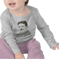 Nikola Tesla Portrait t-shirts
