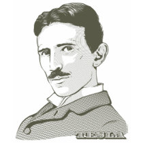 Nikola Tesla Portrait t-shirts