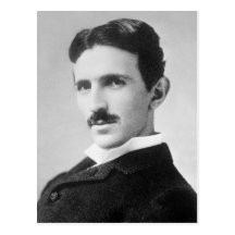 Nikola Tesla Post Card