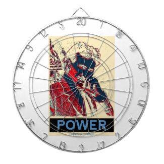 Nikola Tesla Power (Obama-Like Poster) Dartboards