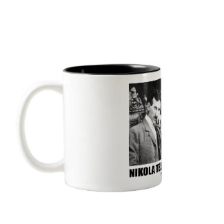 Nikola Tesla Progressive Development Of Man Quote mug