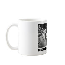 Nikola Tesla Progressive Development Of Man Quote mugs by wordsunwords Nikola Tesla Progressive Development Of Man Quote mugs