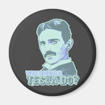 Nikola Tesla Refrigerator Magnet