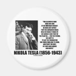 Nikola Tesla Scientific Man Does Not Aim Immediate Fridge Magnets