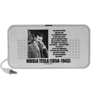 Nikola Tesla Scientific Man Does Not Aim Immediate Portable Speaker