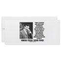 Nikola Tesla Scientists Equation No Relation Quote rack cards by wordsunwords Nikola Tesla Scientists Equation No Relation Quote rack cards