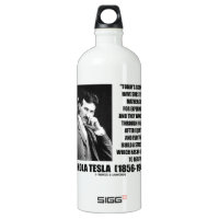 Nikola Tesla Scientists Equation No Relation Quote SIGG Traveler 1.0L Water Bottle