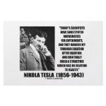 Nikola Tesla Scientists Equation No Relation Quote Custom Stationery