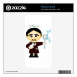 Nikola Tesla Skin For The iPhone 4S