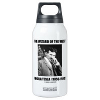 Nikola Tesla The Wizard Of The West 10 Oz Insulated SIGG Thermos Water Bottle