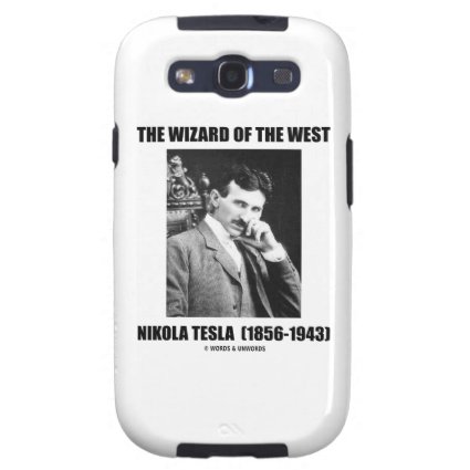 Nikola Tesla The Wizard Of The West Samsung Galaxy SIII Case