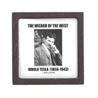Nikola Tesla The Wizard Of The West Premium Jewelry Box