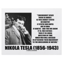Nikola Tesla Wheelwork Of Nature Kinetic Energy flyers