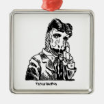 Nikola Teslasaurus Christmas Ornaments