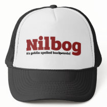 Nilbog it's goblin spelled backwards hats