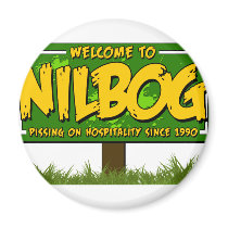 nilbog refrigerator magnets