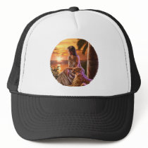 "Nile Sunset" Close Up Trucker Hats
