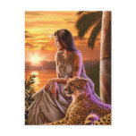 nile, sunset, egyptian princess, garden,