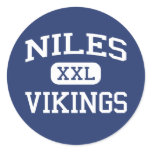 Niles - Vikings - High School - Niles Michigan Stickers