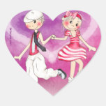 Nils & Freja Dancing Heart Stickers