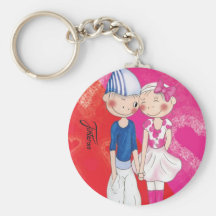 Nils&Freya in love Key Chains