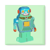 NIM-NIM 9-7L ROBOT FRIDGE MAGNETS