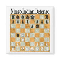 Nimzo-Indian Defense Refrigerator Magnet