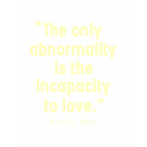 Nin on Abnormality t-shirts by words_plus_paper Nin on Abnormality t-shirts