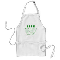 Nin on Courage aprons by words_plus_paper Nin on Courage aprons