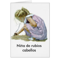Nina de rubios cabellos cards by elgatomalo Nina de rubios cabellos cards