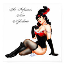 Nina Nightshade Pin-Up Poster posters