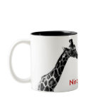 Ninakupenda "I love you" giraffe mug