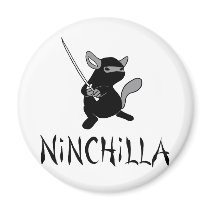 NinChilla Magnet by Lolaris NinChilla Magnet