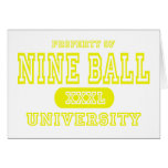 Nine Ball University Cards