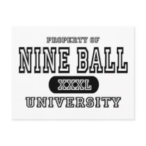 Nine Ball University postcards
