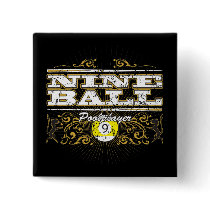 Nine Ball Vintage Design Pins