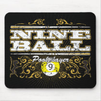 Nine Ball Vintage Design Mousepads