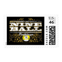 Nine Ball Vintage Design Stamps