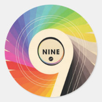 Nine Custom Sticker stickers