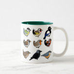 Nine cute Birdorable birds from Europe Coffee Mug