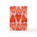 "Nine Hearts of Love" Greeting Card