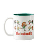 Nine Ladies Dancing Mugs