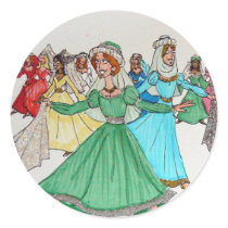 Nine Ladies Dancing stickers