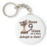 Nine Lives Keychain