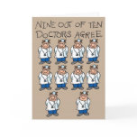 Nine of Ten Doctors cards