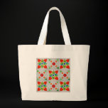Nine Patch Heart Quilt Tote Bags