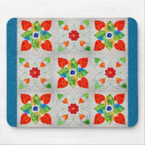 Nine Patch Heart Quilt mousepads
