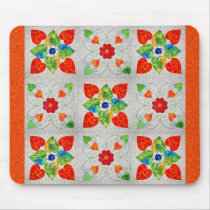 Nine Patch Heart Quilt mousepads