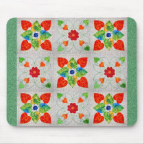 Nine Patch Heart Quilt mousepads